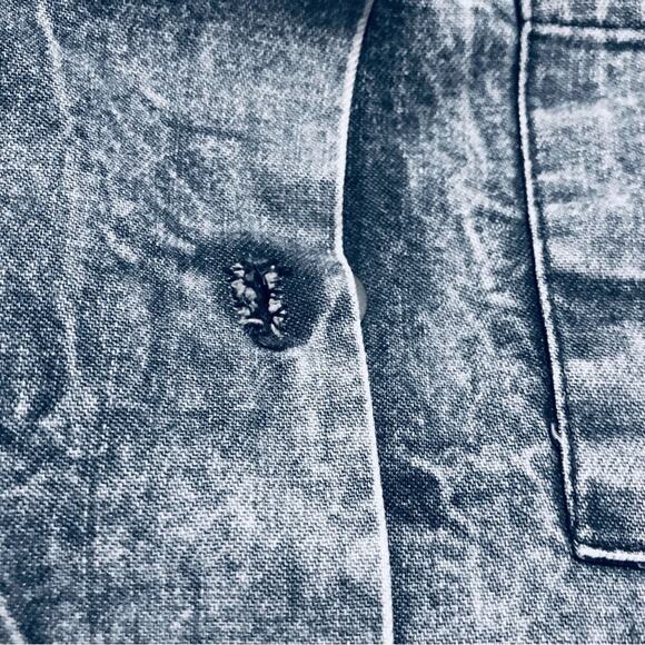 Katherine Haley Size Medium Vintage 1980’s Denim Midi Jumper-Leopard-FLAW - Picture 15 of 16